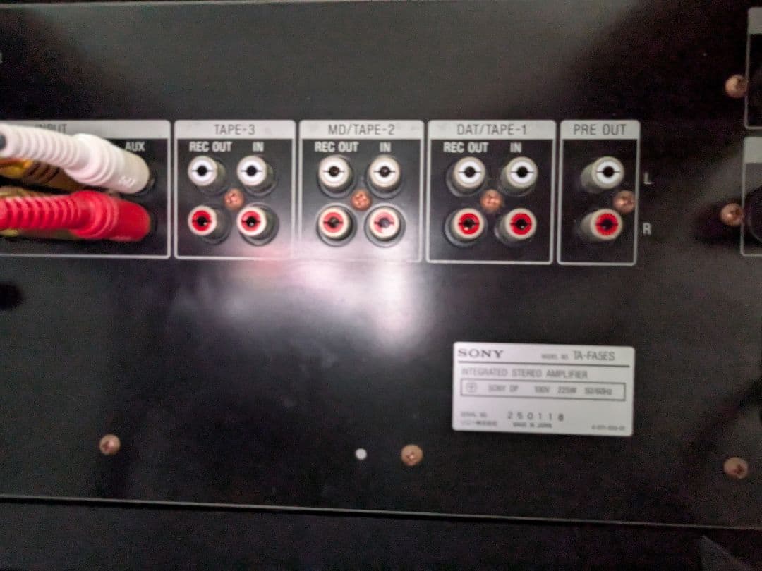 SONY　プリメインアンプ《TA-FA5ES》少しよく読んで下さい。