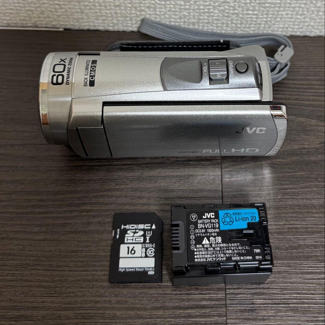 【美品】GZ-HM199-S JVC ハンディ ビデオカメラ 本体