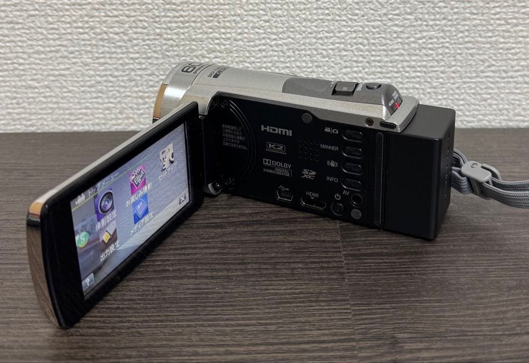 【美品】GZ-HM199-S JVC ハンディ ビデオカメラ 本体