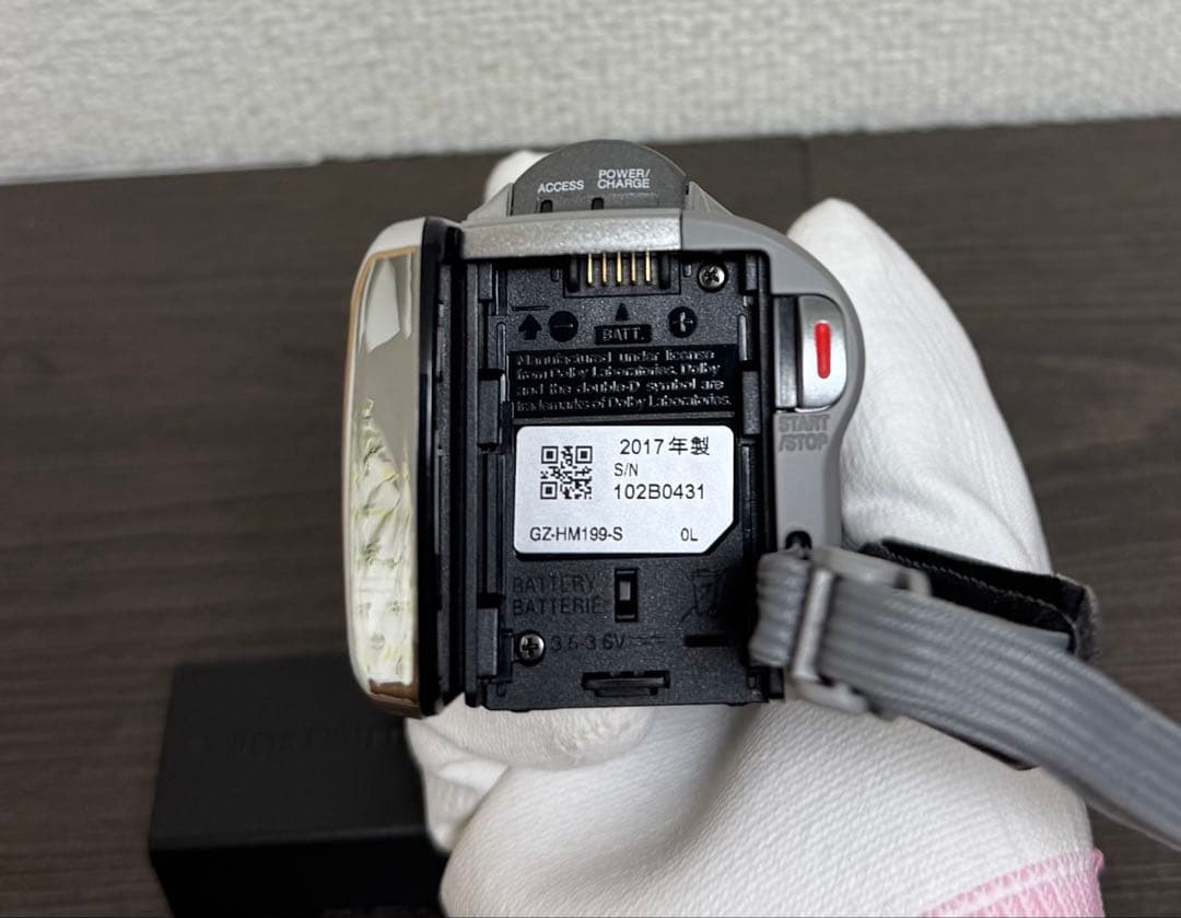 【美品】GZ-HM199-S JVC ハンディ ビデオカメラ 本体