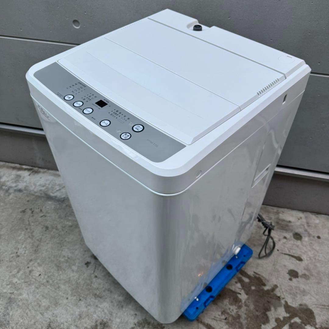 136⭐️2025年製★ほぼ新品★ヨドバシ　洗濯機　7KG ホワイト　一人暮らし