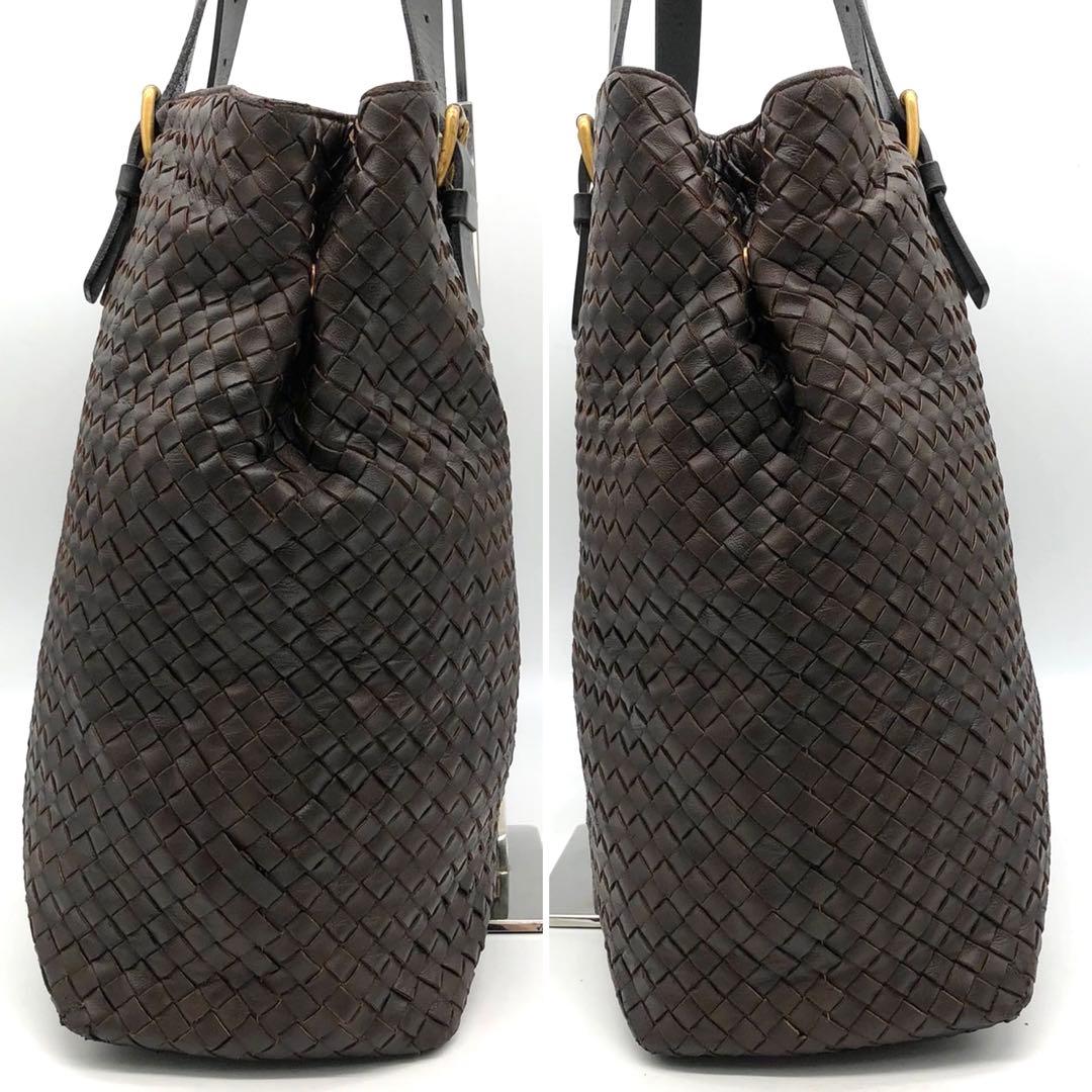 ボッテガヴェネタ トートバッグ イントレチャート A4可能 大容量 レザー