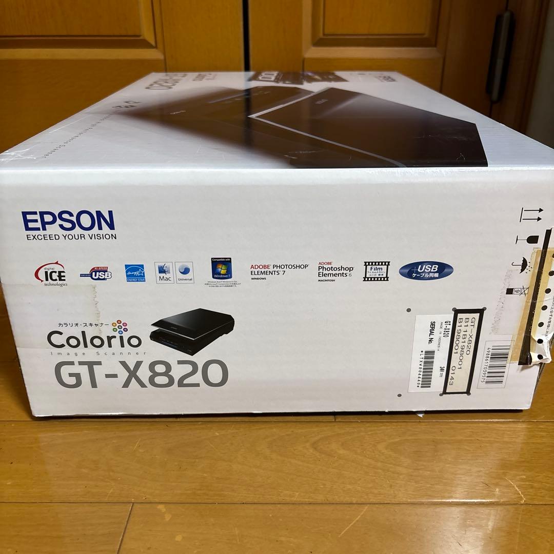 新品未使用　EPSON Colorio GT-X820 フラットベッドスキャナー