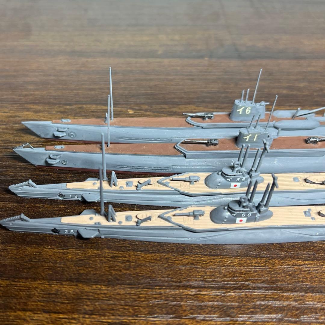 1/700 日本海軍　潜水母艦　平安丸　潜水艦　伊1・6・56・60
