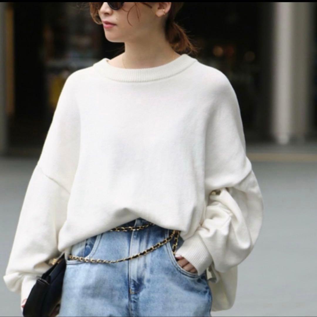 ねるねる様　EVERYDAY LIKE ベーシックニット グレー