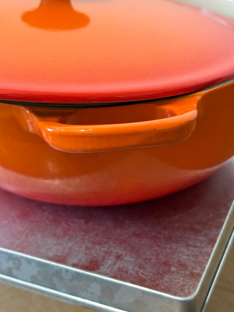 LE CREUSET ル・クルーゼ　マルミット オレンジ 22cm 鍋