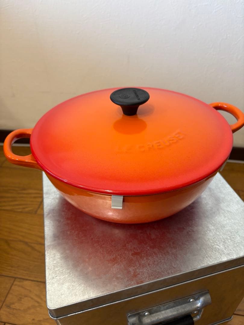 LE CREUSET ル・クルーゼ　マルミット オレンジ 22cm 鍋