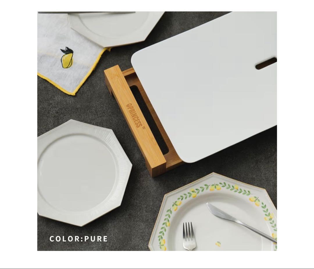 Princess テーブルグリル　竹　セラミック ホットプレート