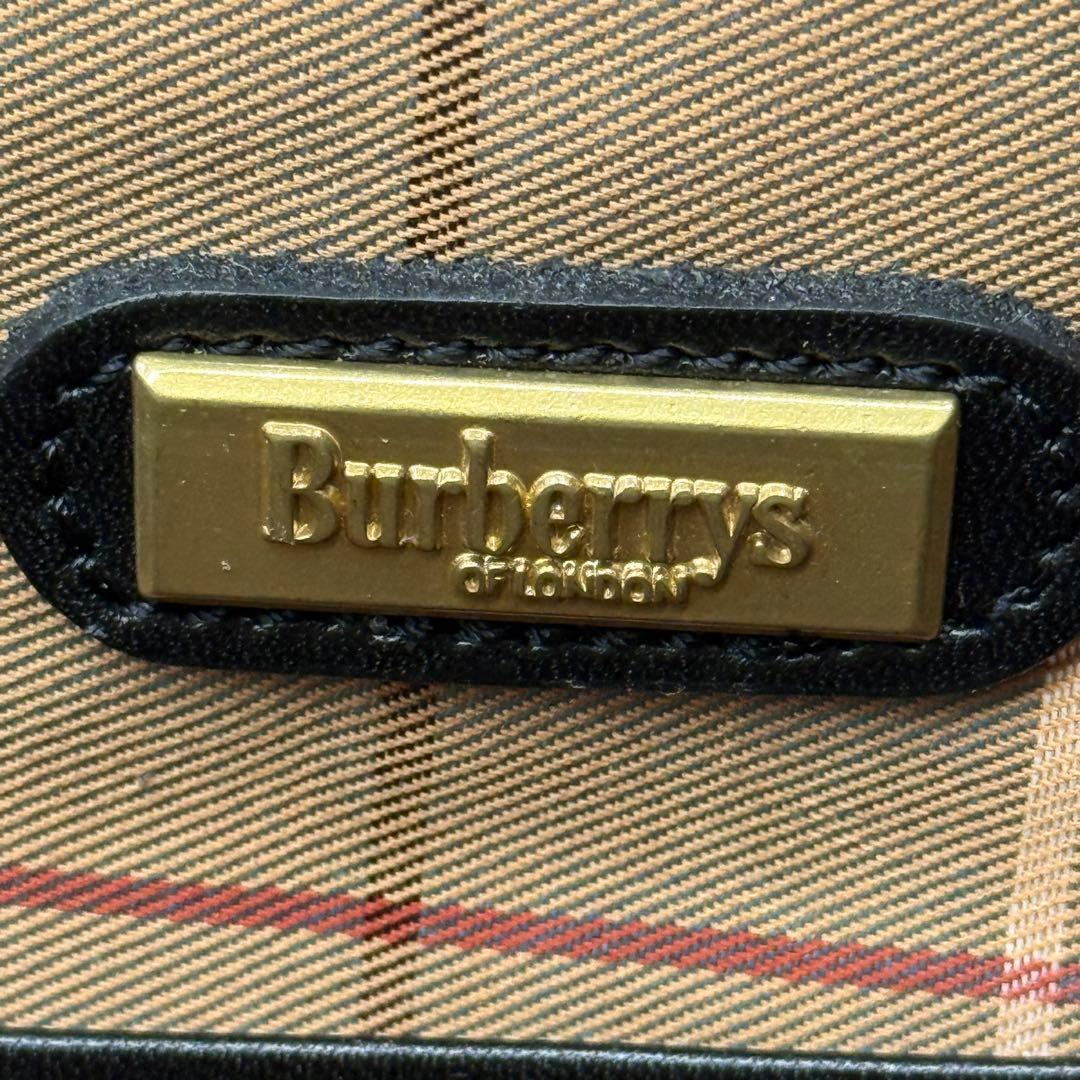 バーバリー メンズ カーフ レザー ダレス ドクター バッグ 黒 A4 ビジネス