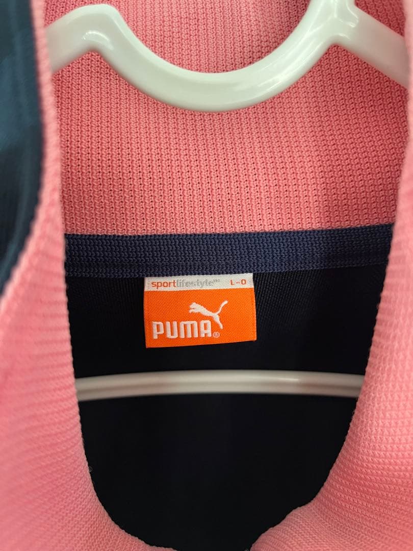 美品　プーマ　PUMA ストライプジャージ L 　トラックジャケット