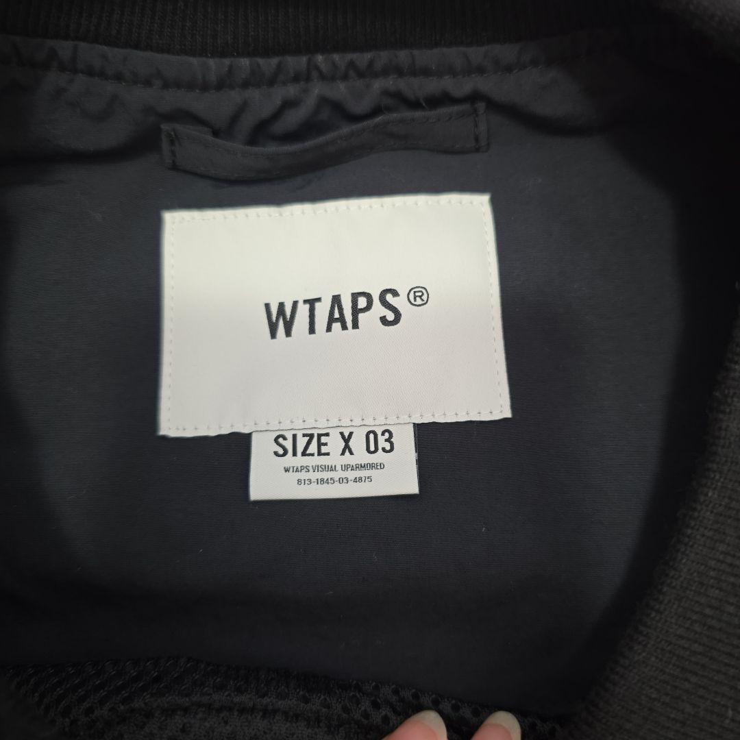 ✩*様 WTAPS ロゴ入り ナイロンジャケット X 03