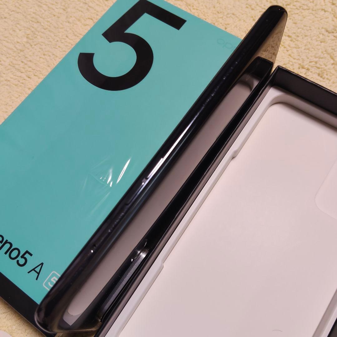 OPPO Reno 5 A 5G シルバーブラック 本体