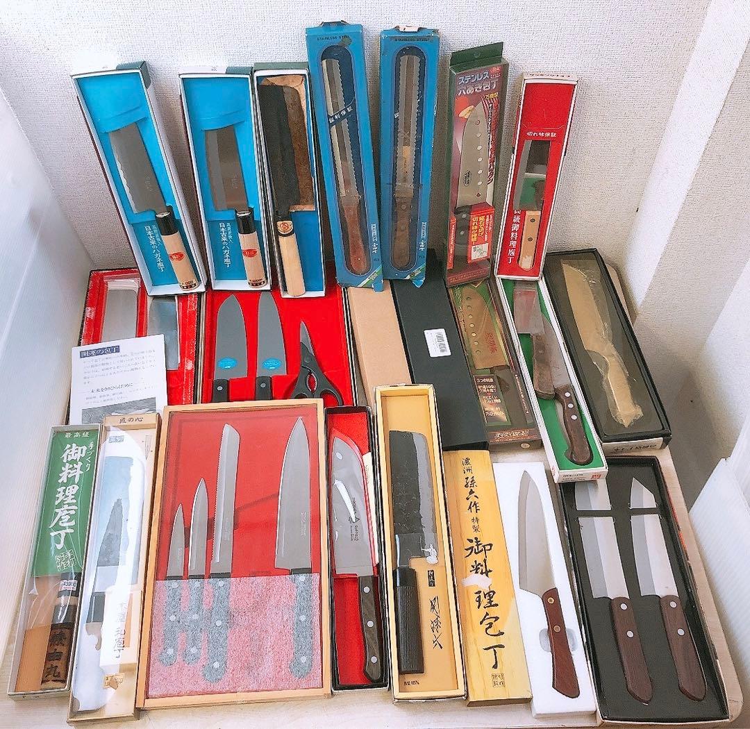 C*r様 箱入り包丁まとめ 関孫六 ゾーリンゲン 木屋 克弘 富士 和包丁 三徳