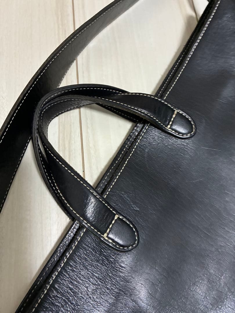 土屋鞄 黒 ディアリオ 2WAY トートバッグ ショルダーバッグ