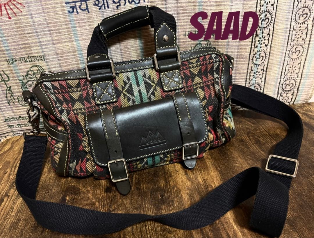 SAAD ショルダーバッグ バイカー