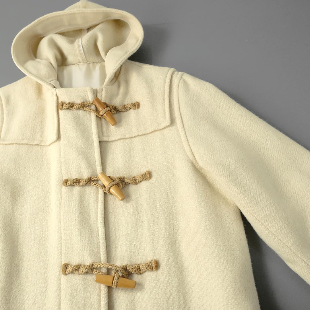 マーガレットハウエル×Harris Tweed ダッフルコート オフホワイト