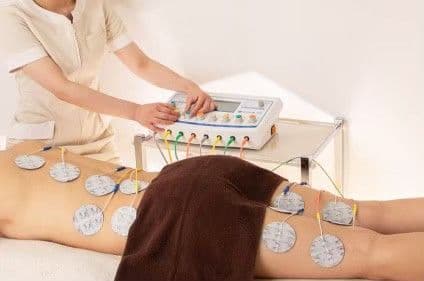 楽トレコアレEMS低周波用丸型直径8.5cm粘着パッド48個セット