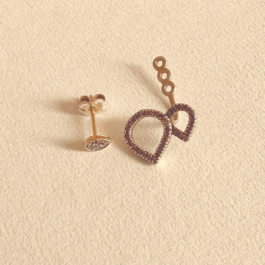 Artida Oud [lotus] ダイヤモンド ピアス&チャーム シングル