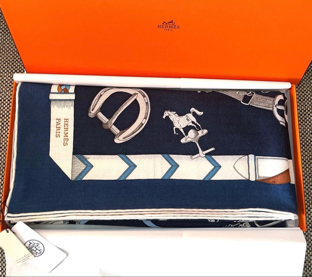 週末限定　新品　エルメス　カレジェアン　シュヴォーデシェネ　カシシル　バンダナ