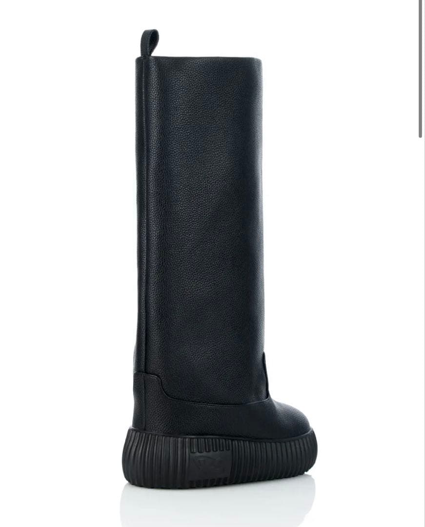 YELLOブラック ロングブーツ