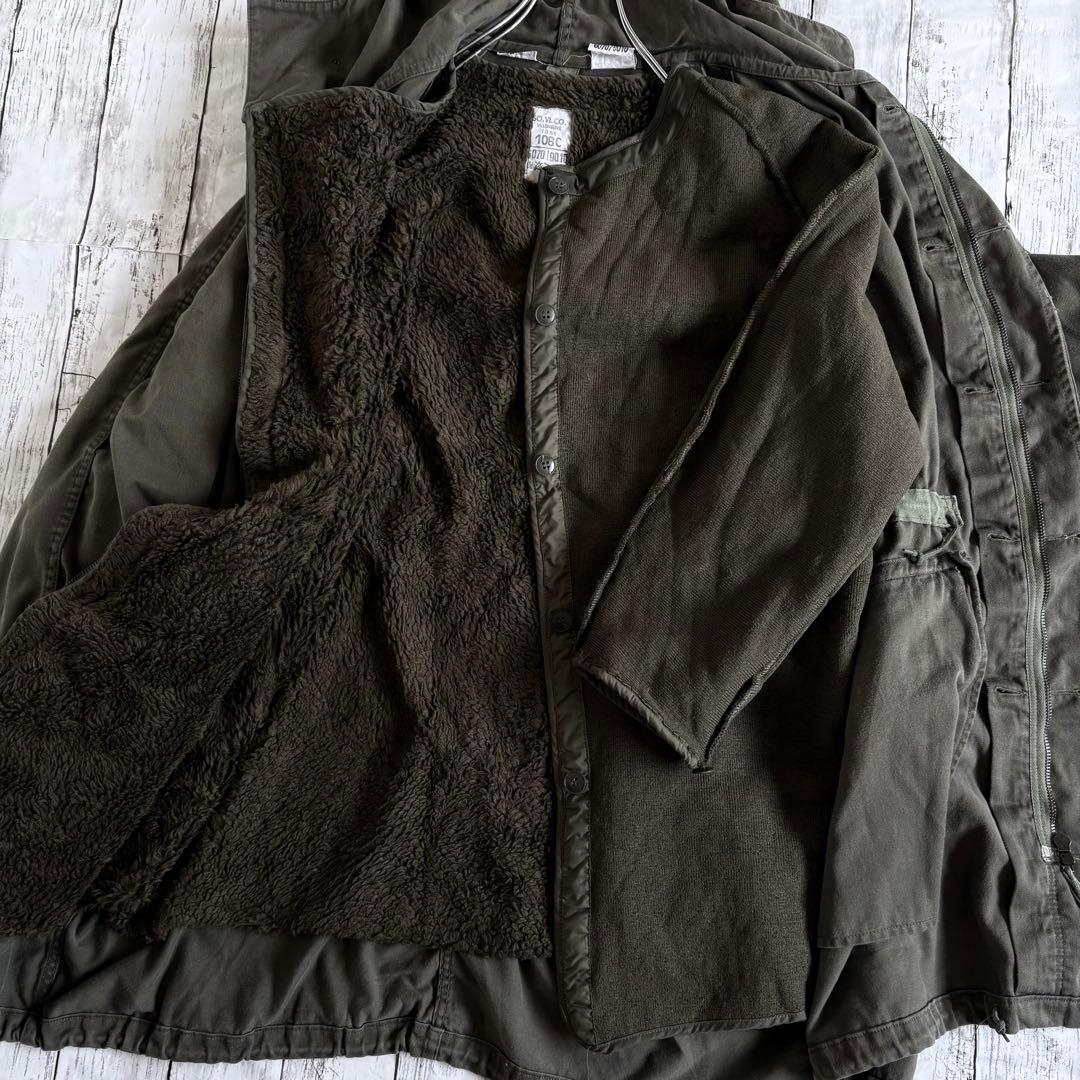 80s フランス軍 M64 フィールドパーカーモッズコート ライナー付 108C