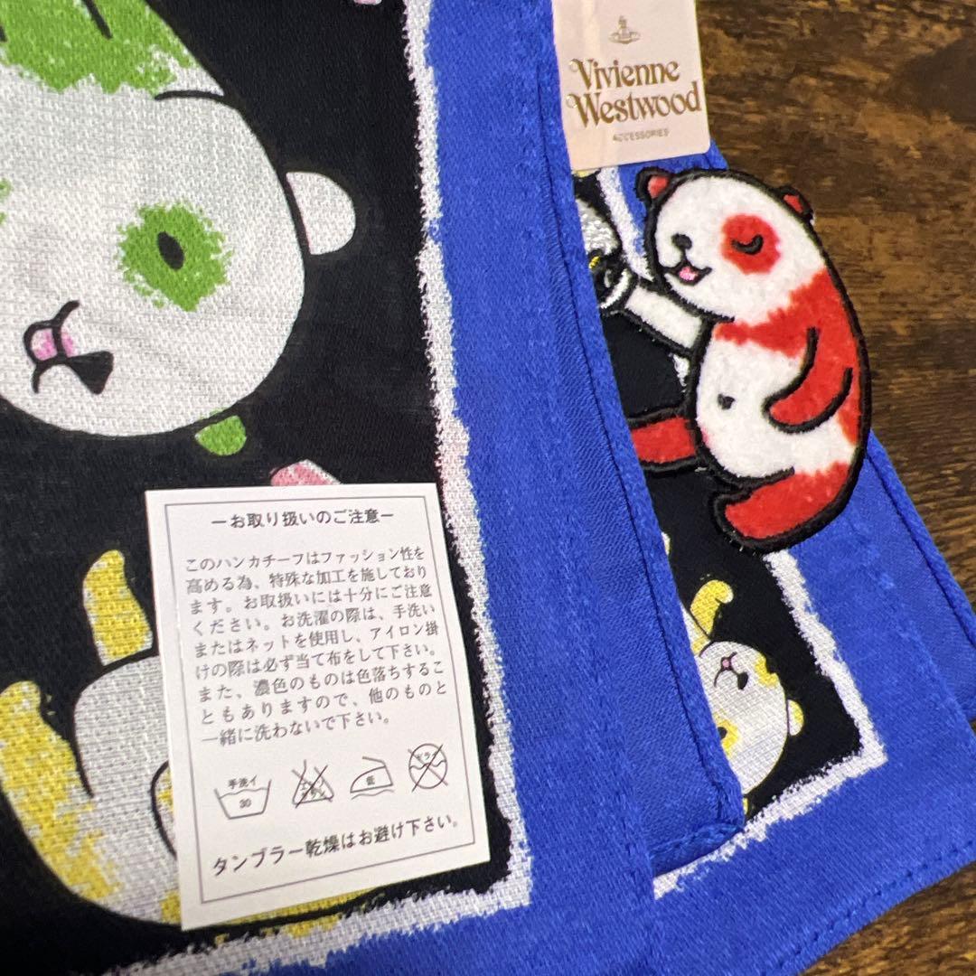 【値下げ】Vivienne Westwood ピンクシール付き未使用ハンカチ