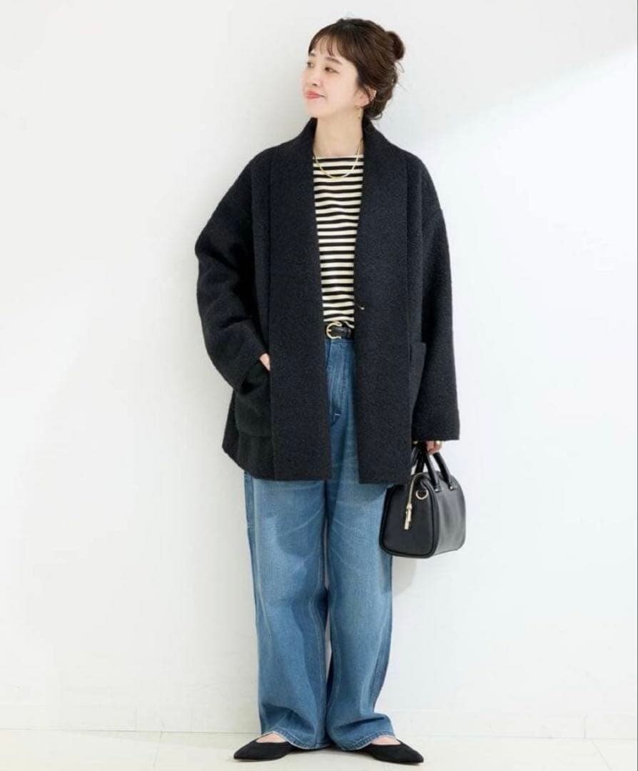 お値下げ中！ブークレージャージ着流しコート