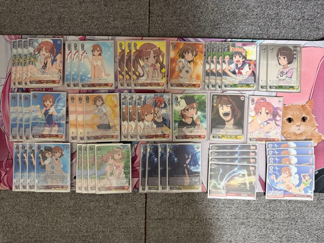 WS とある科学の超電磁砲　デッキ　スリーブ付き