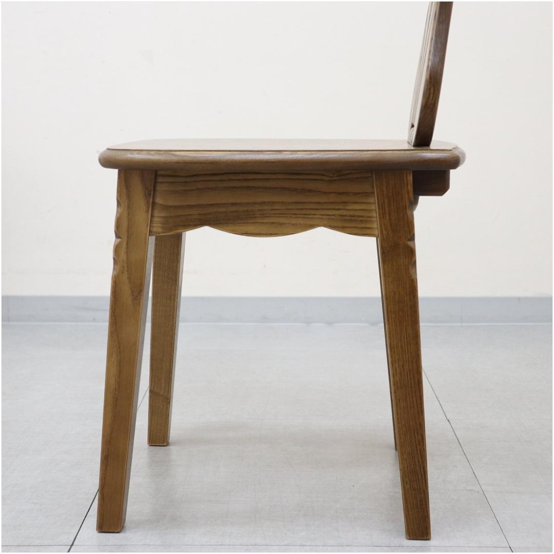 パリの雑貨屋 F-970 ネコチェア 椅子 木製 天然木 タモ材 玄関 チェア