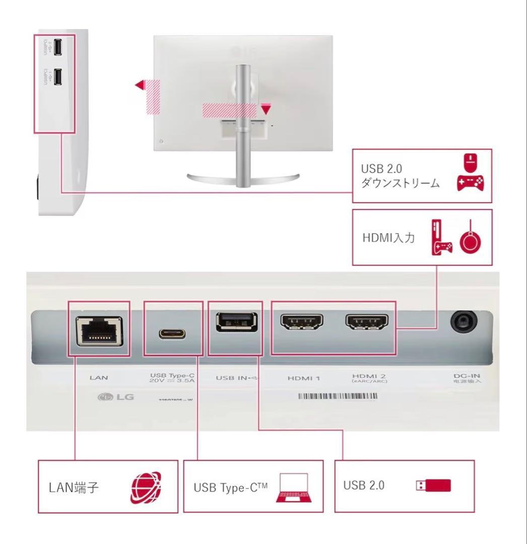 【美品】LG MyView Smart Monitor 31.5 4K