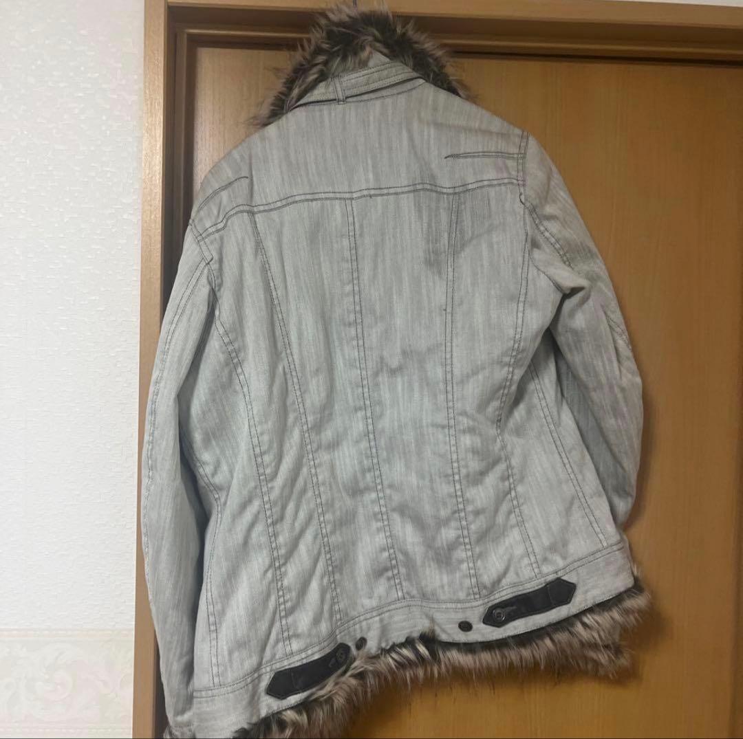 ファー付きジャケットy2kグランジお兄系パンクarchive