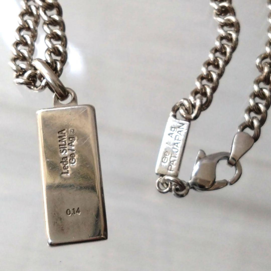 良品 レダシルマ ネックレス ペンダント ダイヤ0.14ct ゲルマニウム