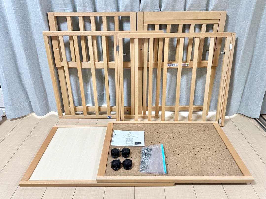 良品 ヤマサキ コンパクトベッド ツーオープン ミニミニ ベビーベッド 日本製