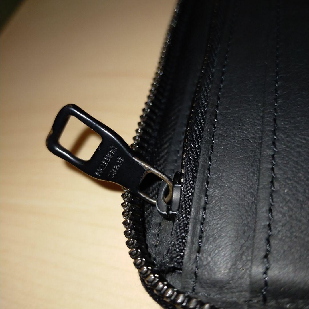 美品LOUIS VUITTON ブラック 長財布