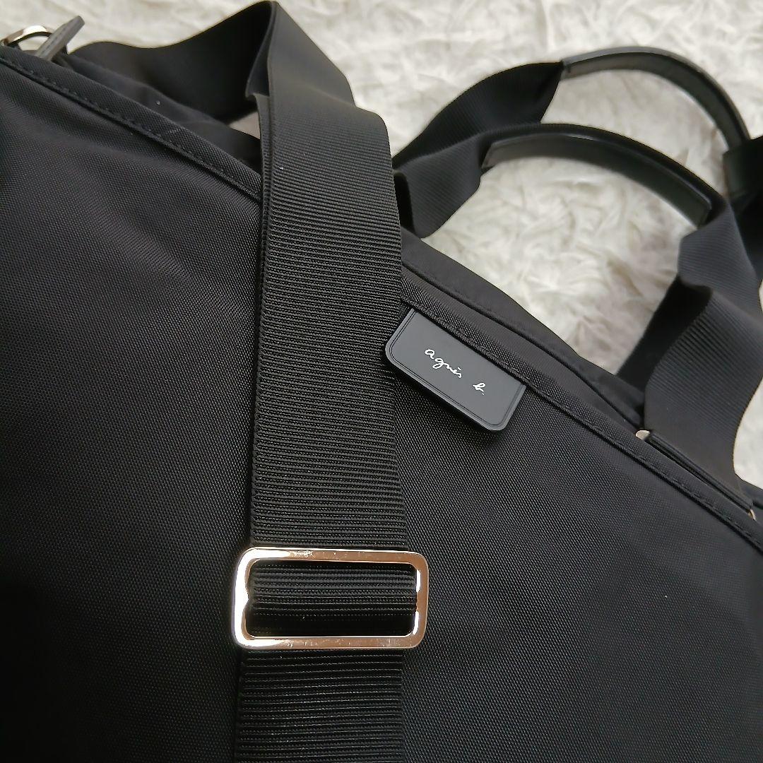 【極美品】【agnes b.】ナイロン 2wayボストンバッグ My bag