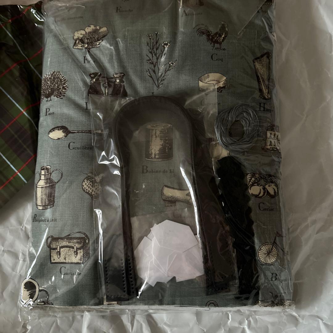 こうの早苗　2020年　クリスマス限定キット ドット柄のサブバッグキット