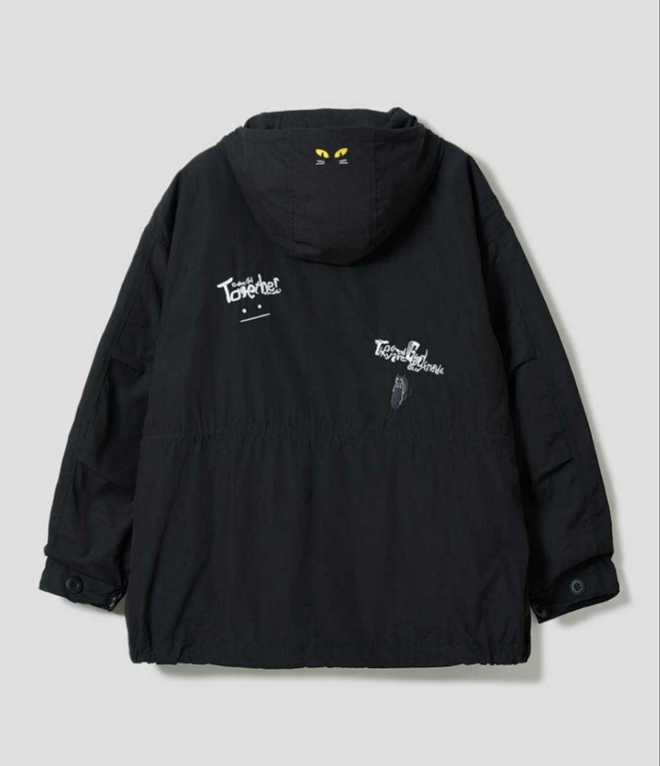 グラニフ　ショートモッズコート　ビューティフルシャドー　Lサイズ　3WAY