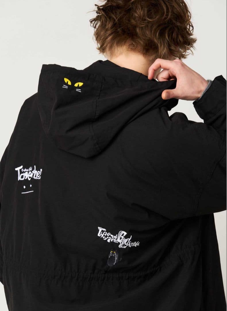 グラニフ　ショートモッズコート　ビューティフルシャドー　Lサイズ　3WAY