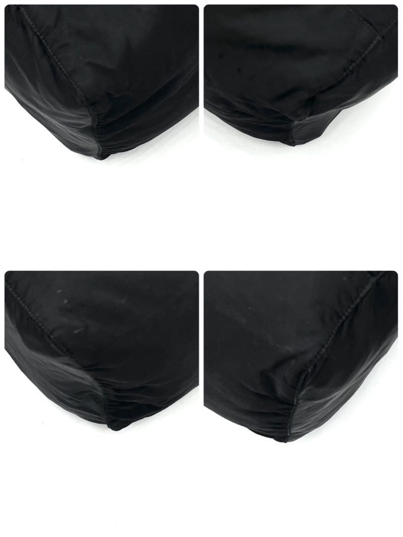 専用 プラダ 三角ロゴ アイコン ボストンバッグ A4収納可能 プレート 白タグ