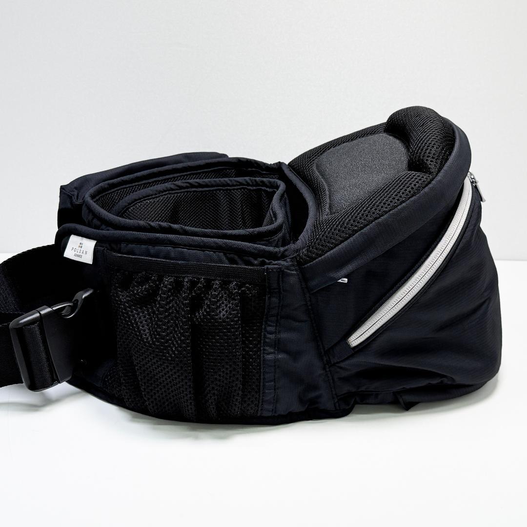 ポルバンアドバンス ヒップシート ブラック シングルショルダー付