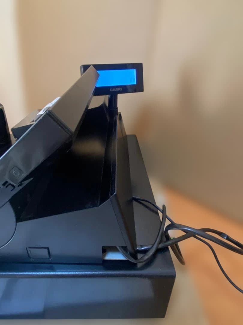 取説 無料設定 鍵2本 SD 設定ツール付 カシオ レジスタ V-R200