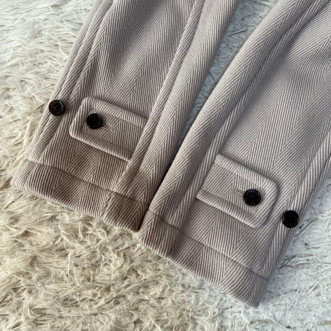 【極美品】ニューヨーカー　ウールヘリンボーン　ダッフルコート