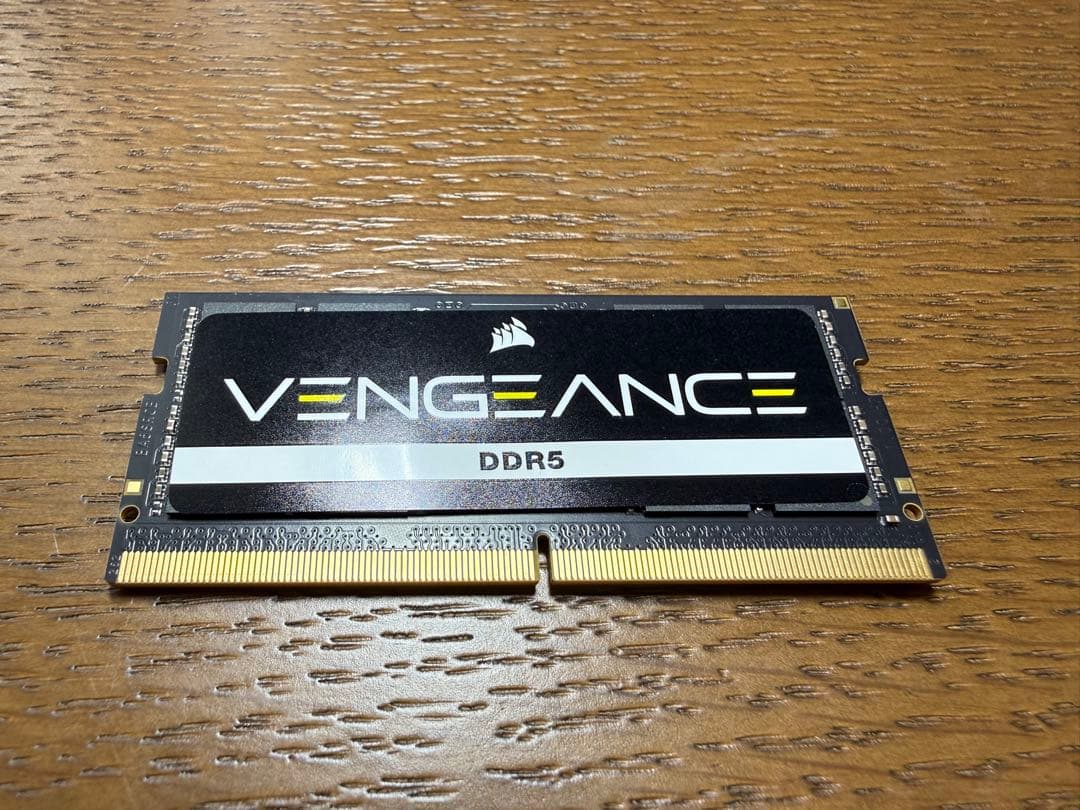 美品VENGEANCE SODIMM DDR5メモリー32GB1枚4800MHz