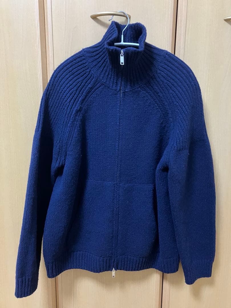 トップス CLANE POCKET ZIP KNIT TOPS