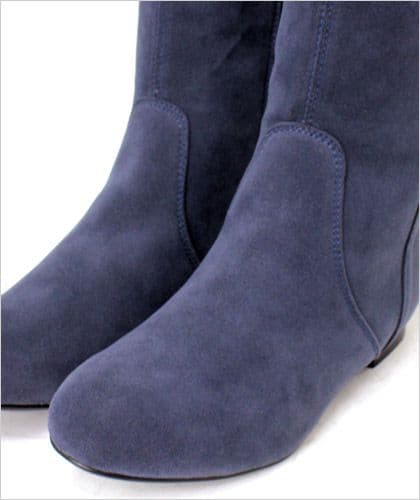 ★ランダ★ブルー★RANDA★ロングブーツ★ スエード