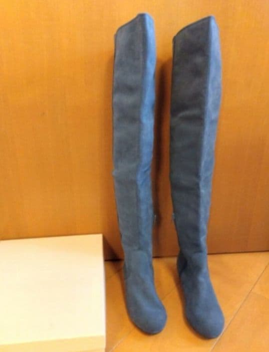 ★ランダ★ブルー★RANDA★ロングブーツ★ スエード