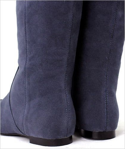 ★ランダ★ブルー★RANDA★ロングブーツ★ スエード
