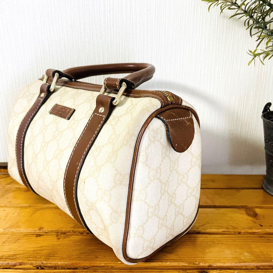 専用꧁美 品꧂ GUCCI グッチ ミニボストン GGスプリーム ハンドバッグ