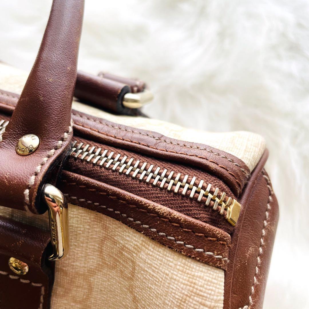 専用꧁美 品꧂ GUCCI グッチ ミニボストン GGスプリーム ハンドバッグ