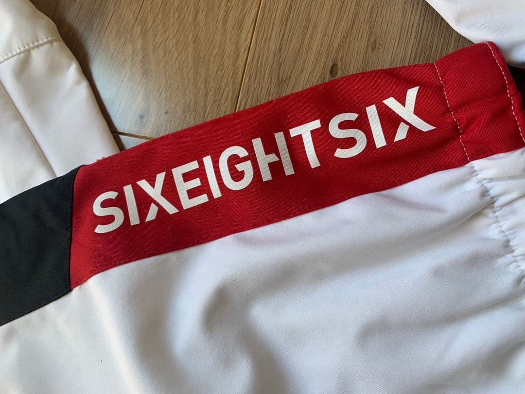 【ほぼ新品】SIXEIGHTSIX カラーブロックパンツ 686